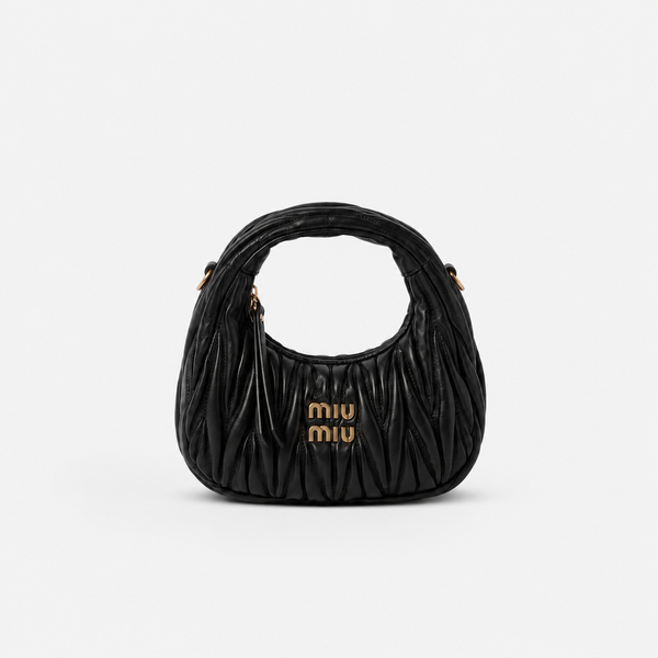 Mini Sac Hobo Wander en Nappa Matelassé