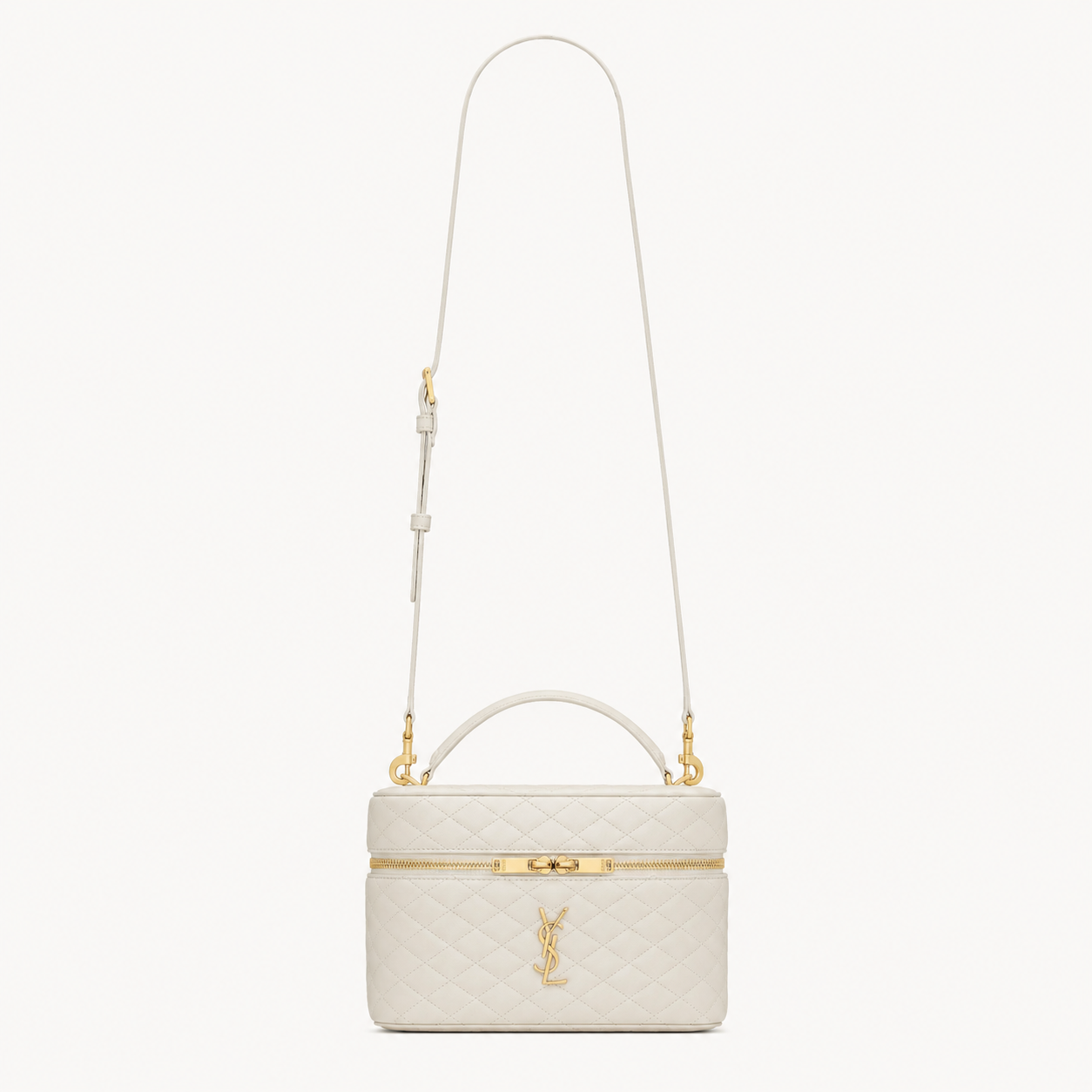 Large Gaby Vanity Bag en Cuir d'Agneau