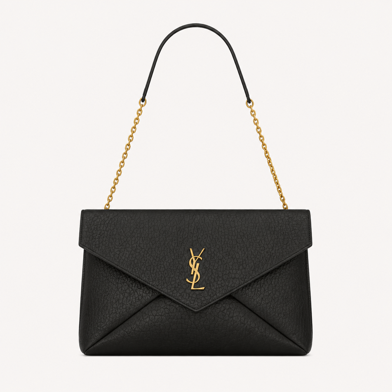 Cassandre Large Pochette à Chaîne en Cuir d'Agneau
