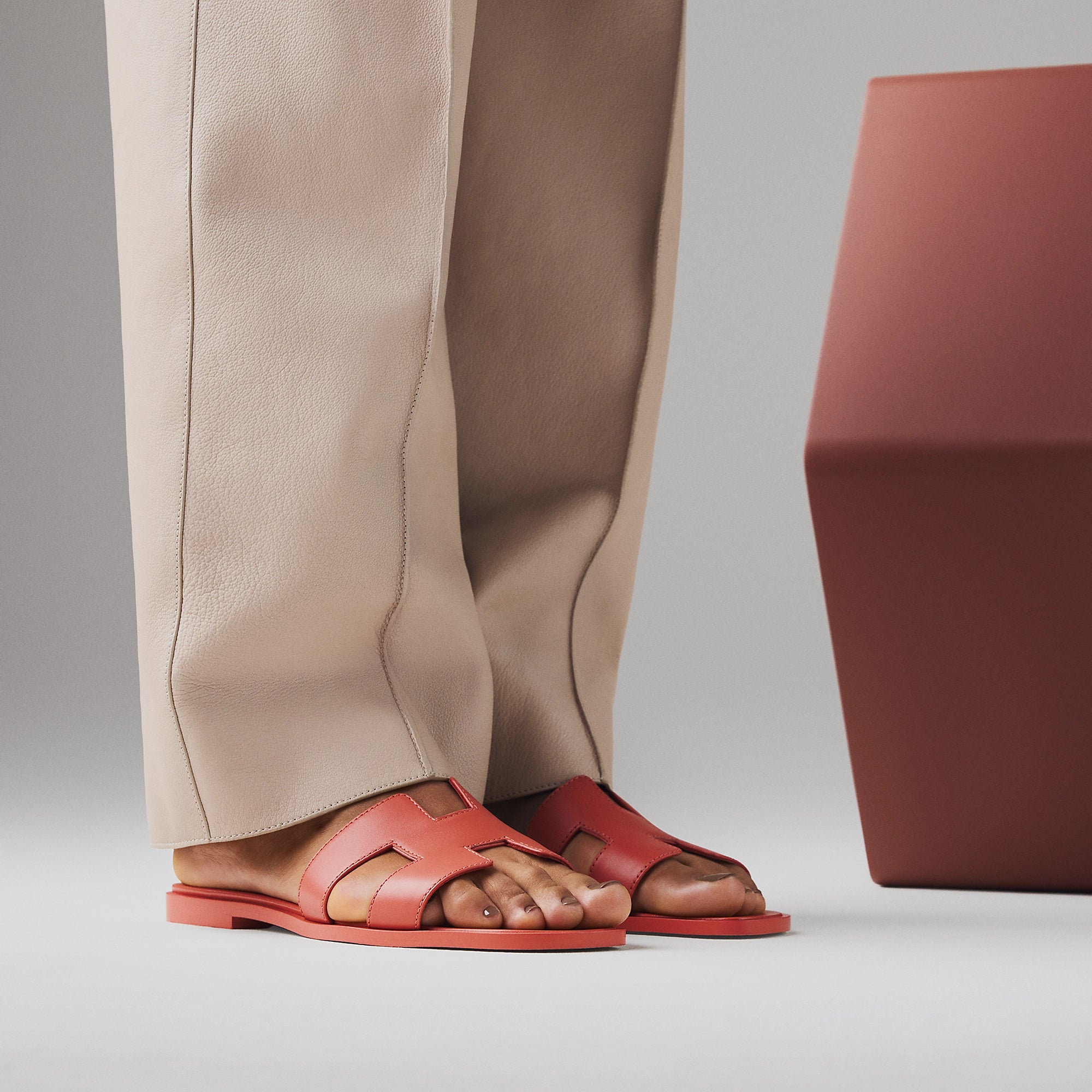 Sandales Oran Rouge tomette